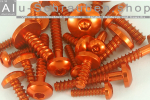 Alu Blechschrauben | Orange | ST4.8 | ~DIN 7981 |...