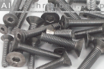 Aluminium Bolts | Plain | M8 | DIN 7991 | Countersunk