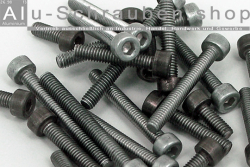 Aluminium Bolts | Plain | M6 | DIN 912 | Cap Head M6x25 (CNC)