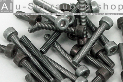 Aluminium Bolts | Plain | M6 | DIN 912 | Cap Head M6x15 (CNC)