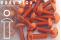 Aluminium Bolts | Orange | M8 | ~ISO 7380 | Button Head M8x20 (CNC)