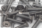 Aluminium Bolts | Plain | M6 | DIN 7991 | Countersunk M6x40 (CNC)