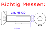 Alu Schrauben | Schwarz | M6 | DIN 7991 | Senkkopf M6x40 (CNC)