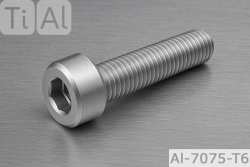 Aluminium Bolts | Silver | M6 | DIN 912 | Cap Head Silver M6x35 (CNC)